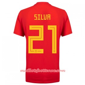 Maillot/Tenue Espagne David Silva 21 Domicile Coupe du monde 2018